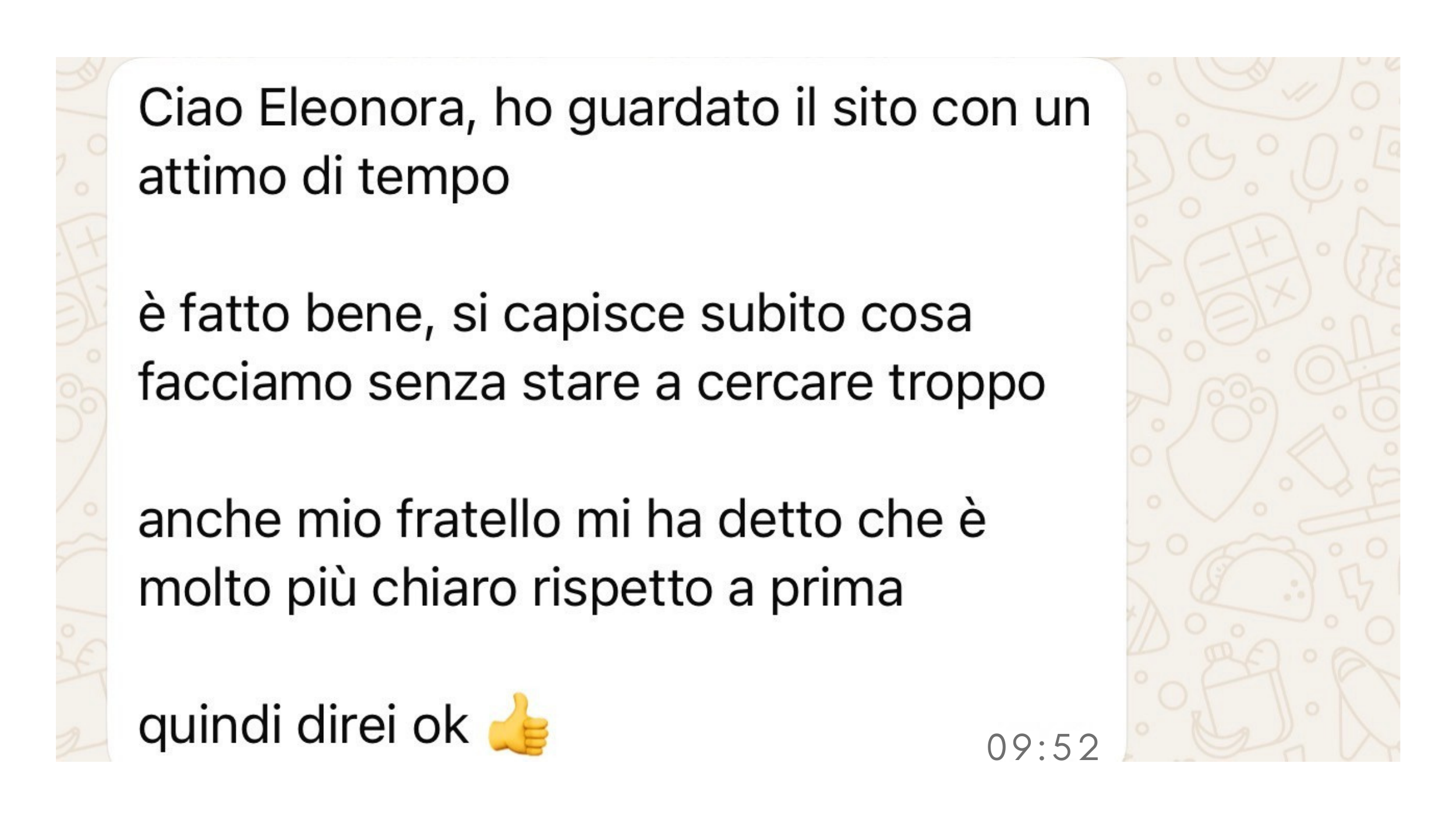 Recensione cliente