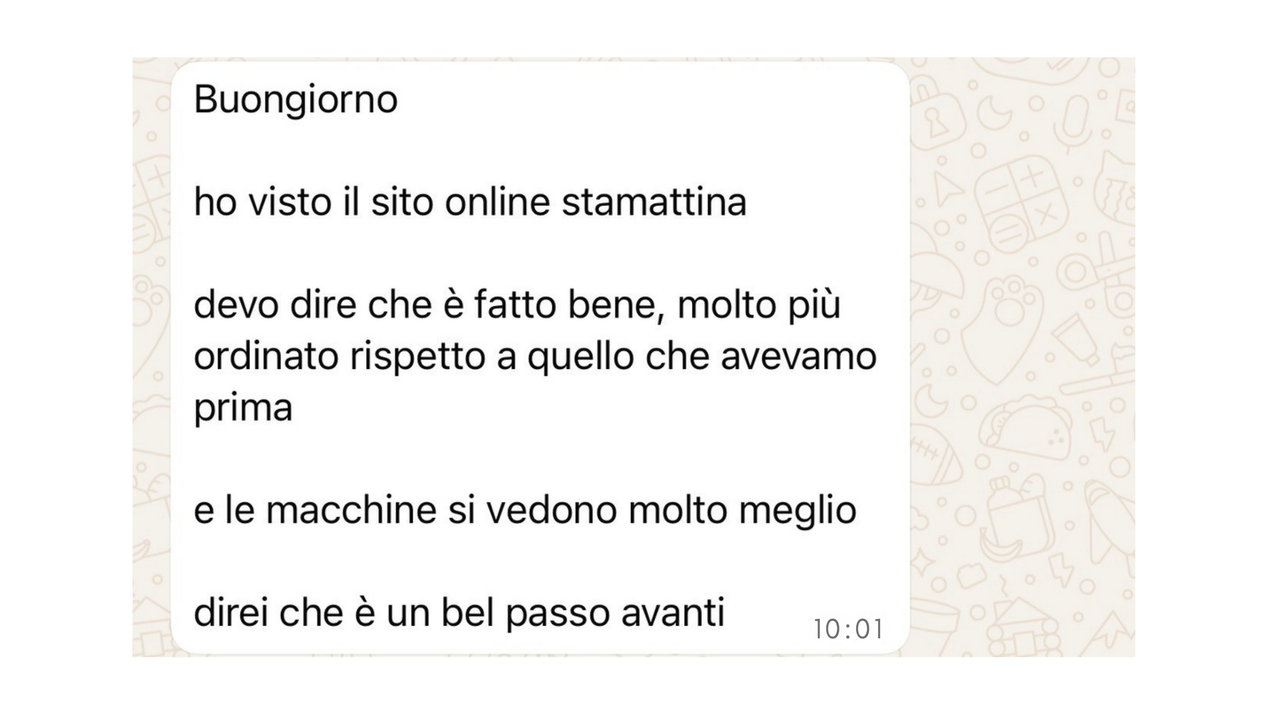Recensione cliente