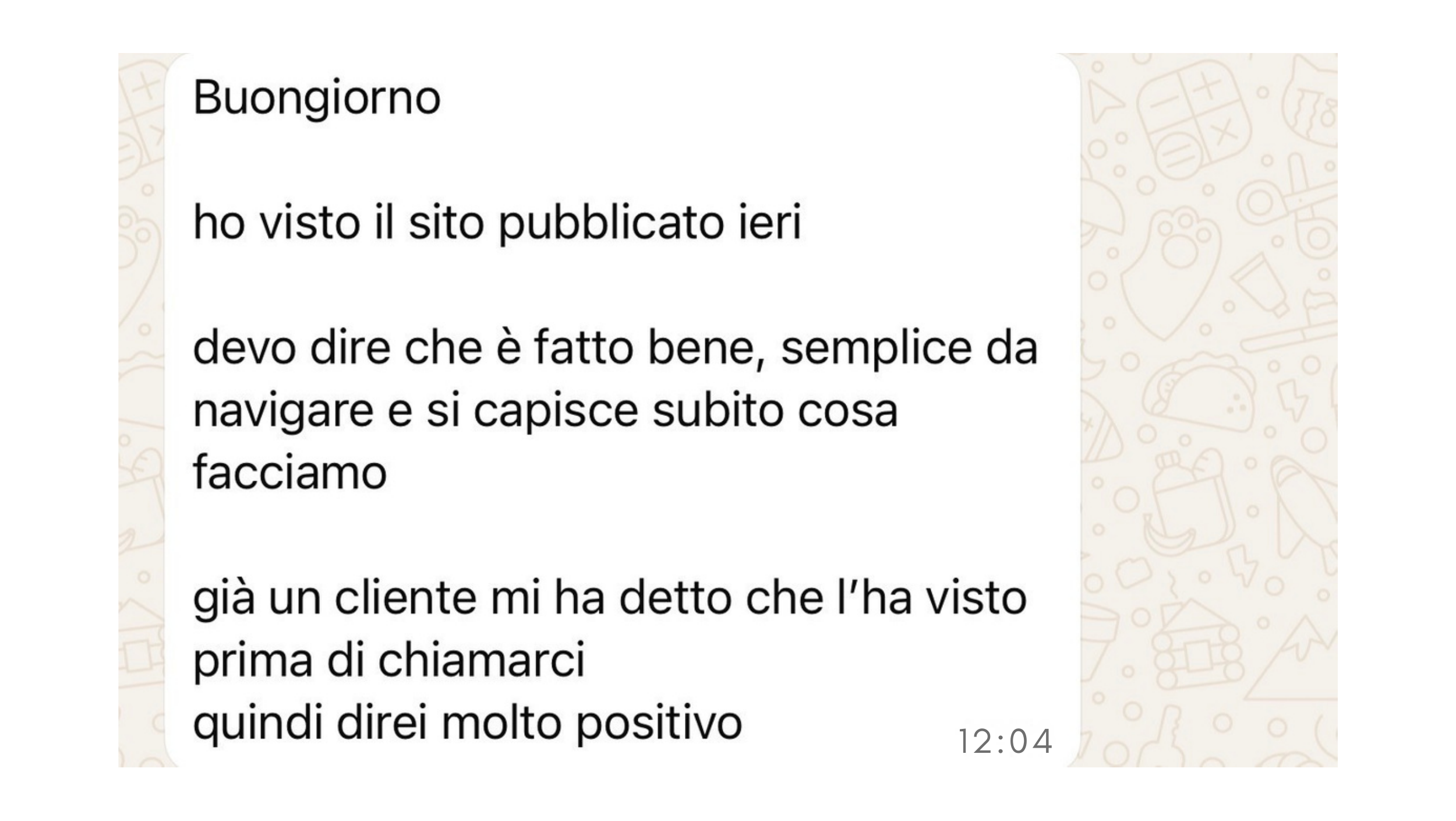 Recensione cliente